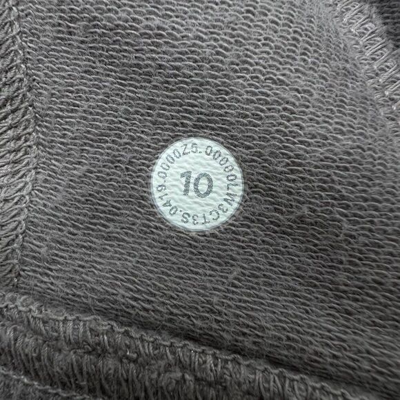 Lululemon Scuba Crew Washed Lunar Rock Grey Size 10 - Picture 4 of 7